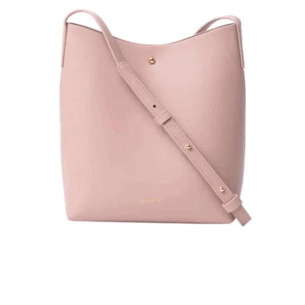NWOT SAMARA Pink Peony Vegan Leather Medium Shoulder Crossbody Bag